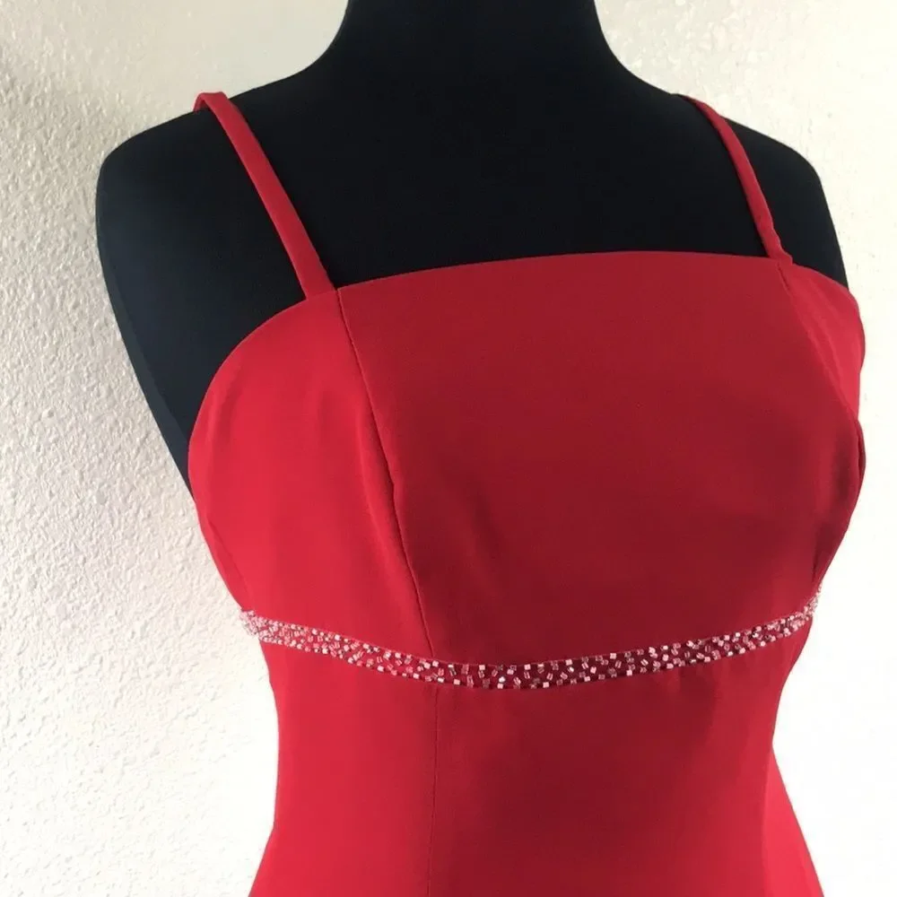B2 RED WOMEN DRESS SIZE 4 - Picture 3 of 10